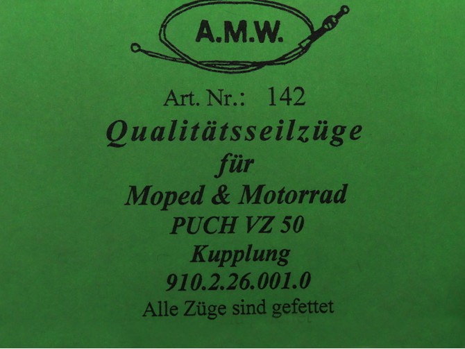 Bowdenzug Puch VZ50 Kupplungszug A.M.W.  product